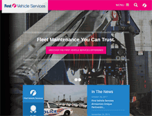 Tablet Screenshot of firstvehicleservices.com